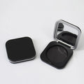 9-13g Ultra-Slim Squircle Compact Case with Silver Electroplated Bezel and High-Definition Mirror