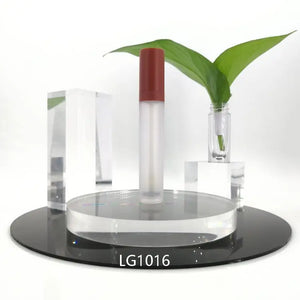 Custom 5ml Unique Shape ABS Plastic Lip Gloss Tube Empty Container For Cosmetic Packaging