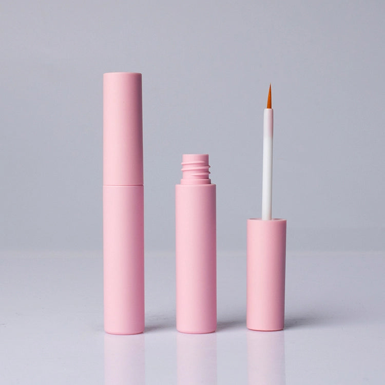 4.5ml Empty Eyeliner Tube with Precision Brush, Luxury Gold and Matte Pink Professional Packaging