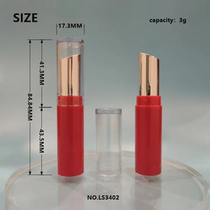 Luxury Custom Printed Lipstick Case | Unique Shape ABS Packaging - Lipstick