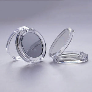 Luxury Transparent Refillable Palette | Custom Eyeshadow Case with Mirror - Compacts & Palettes