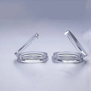 Luxury Transparent Refillable Palette | Custom Eyeshadow Case with Mirror - Compacts & Palettes