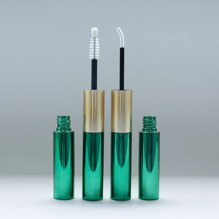 Dual Ended 10ml Empty Mascara Tube 2-in-1 PETG Plastic Cosmetic Packaging Wholesale
