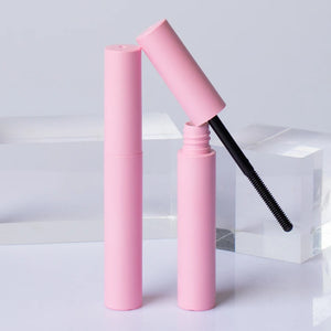 Custom Color Round 5ml Empty Mascara Tube Matte Black White ABS Cosmetic Packaging Wholesale
