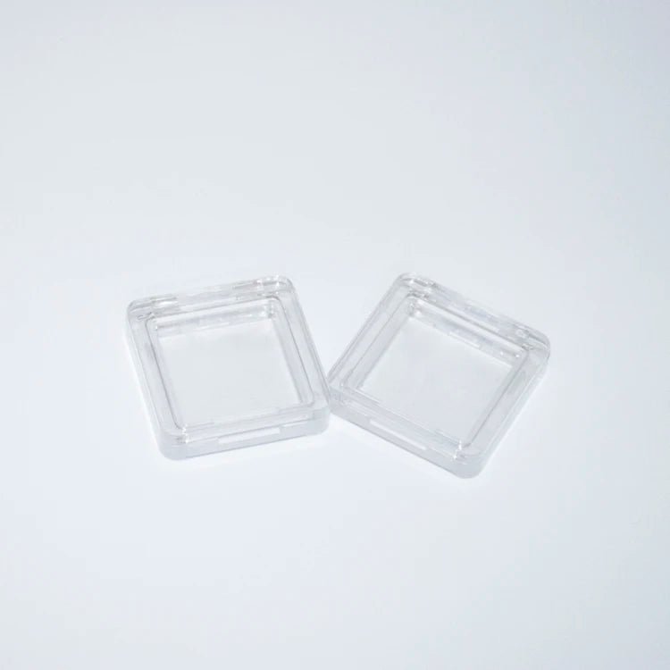 Ultra - Slim Square Cosmetic Compact | Recyclable PS Single Pan Case - Compacts & Palettes