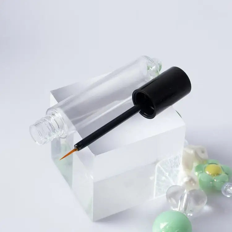 Custom 4.5ml Round PETG Plastic Liquid Eyeliner Tube Empty Cosmetic Packaging Container