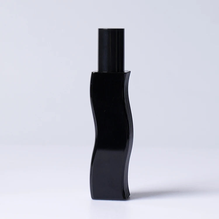 Custom 10.5ml Unique Wave Shape ABS Plastic Eyeliner Tube Empty Cosmetic Packaging