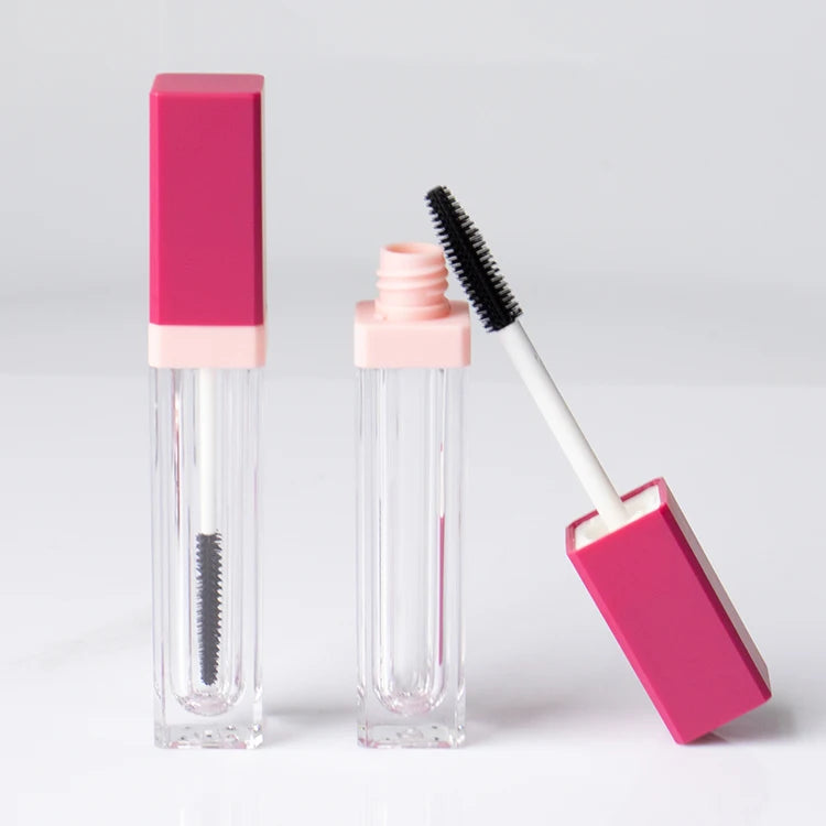 New Square 6.5ml Empty Mascara Tube ABS Plastic Custom Cosmetic Packaging Wholesale