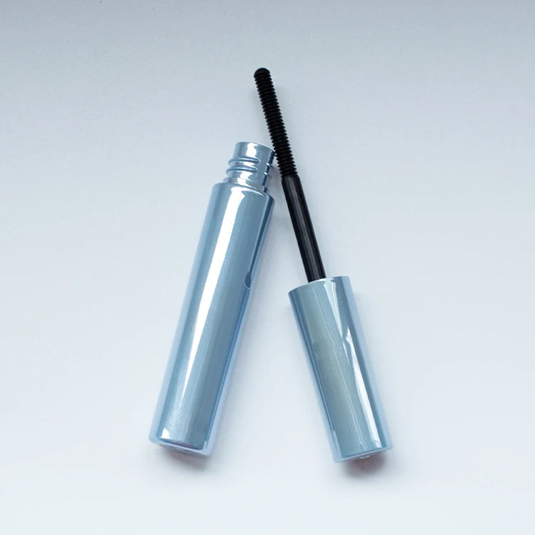 Custom Color Round 5ml Empty Mascara Tube Matte Black White ABS Cosmetic Packaging Wholesale
