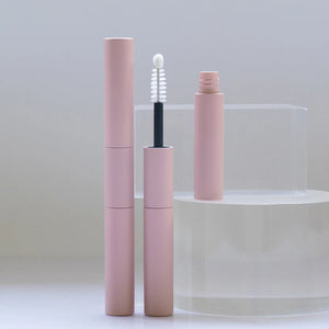 Dual Ended 2-in-1 Empty Mascara Tube Custom Color ABS PETG Cosmetic Packaging Wholesale