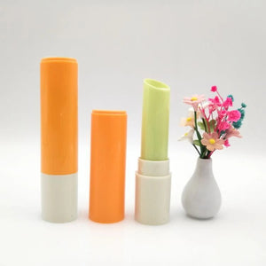 Multi - color high quality empty plastic round morden design customize lip stick tube - Lipstick