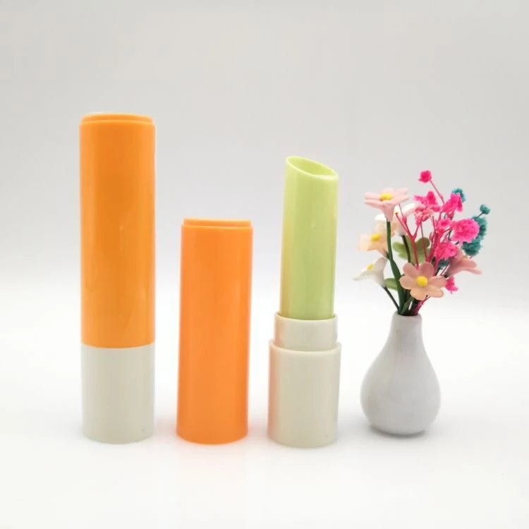Multi - color high quality empty plastic round morden design customize lip stick tube - Lipstick