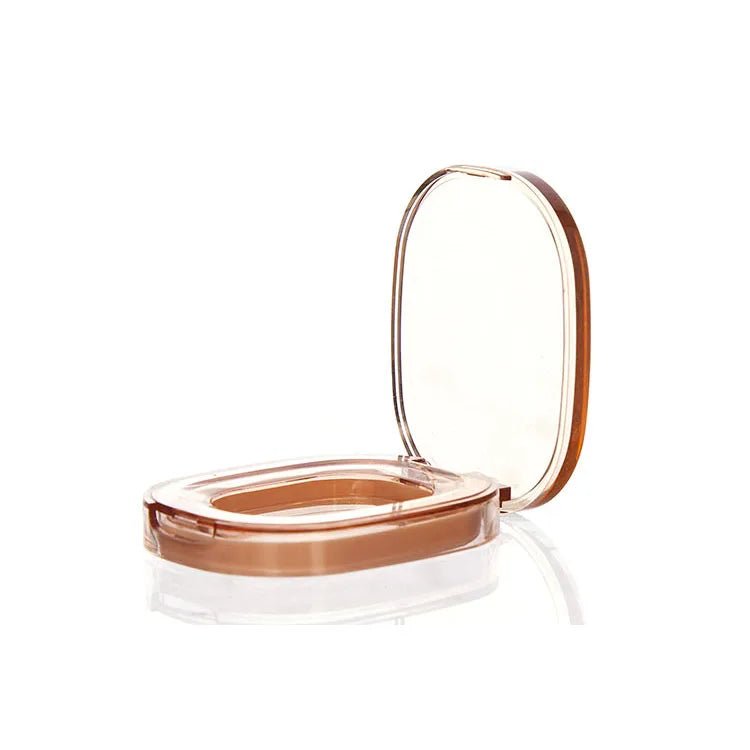 Oval Clear AS Eyeshadow Compact | Slim Plastic Makeup Palette - Compacts & Palettes