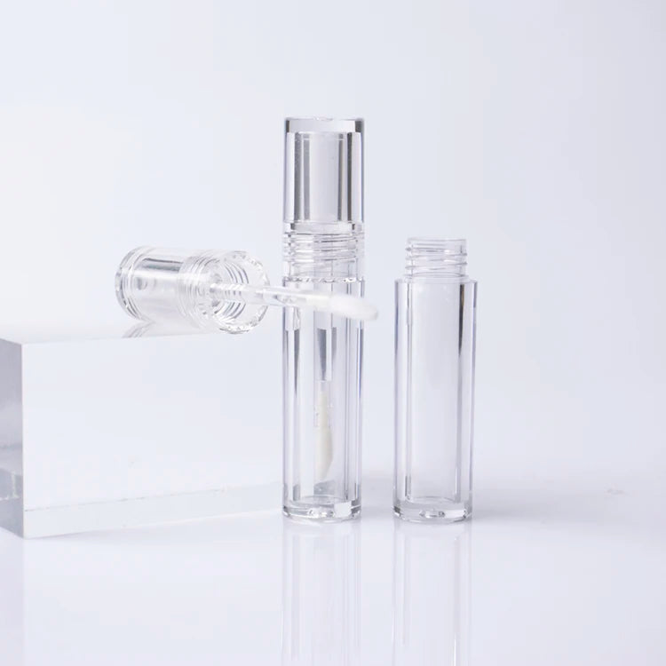 Clear Round Lip Gloss Tube | 3.5ml Custom Wand Container