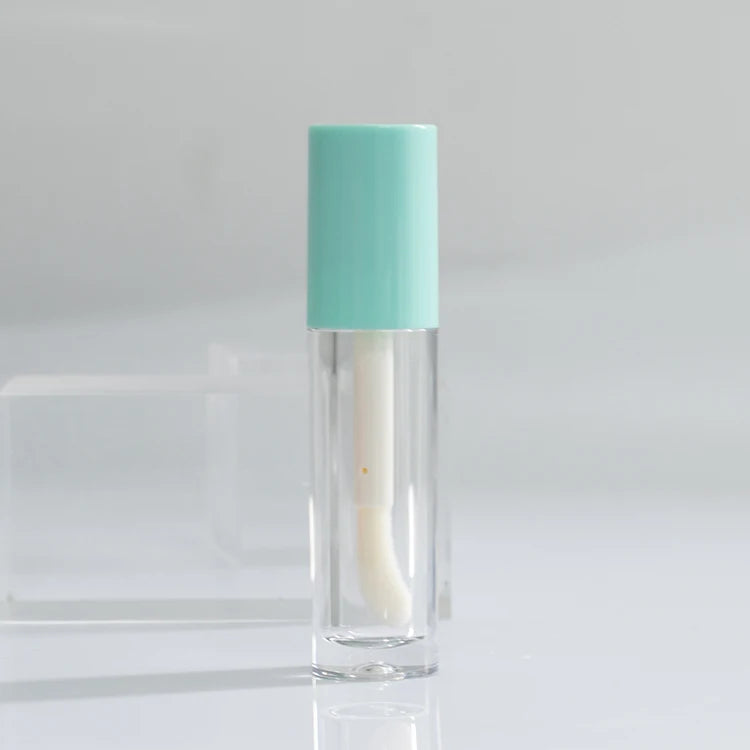 Custom 4.5ml Round ABS Plastic Lip Gloss Tube Empty Cosmetic Packaging Container