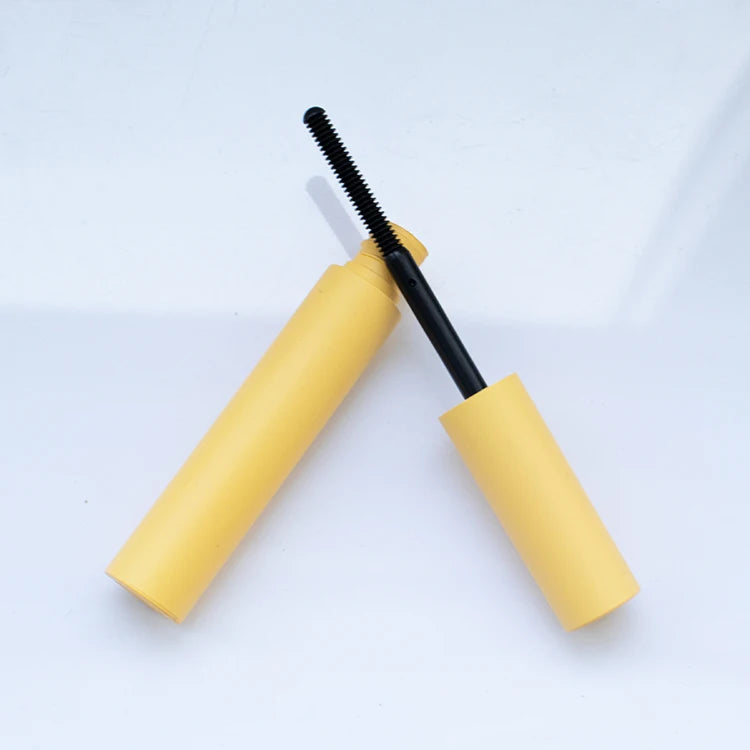 Custom Color Round 5ml Empty Mascara Tube Matte Black White ABS Cosmetic Packaging Wholesale