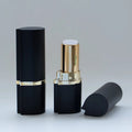 Unique Irregular Shaped Black Lipstick Tube Container for Premium Cosmetics - Lipstick