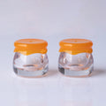 6g 豪華仿玻璃 AS 化妝品罐，帶蜂蜜滴蓋 - 適用於護唇膏的高透明度樣品容器