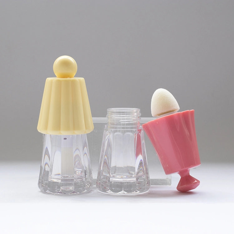 5ml Vintage Skirt Style Thick-Wall PETG Bottle with Jumbo Mushroom Sponge and Crown Cap Options