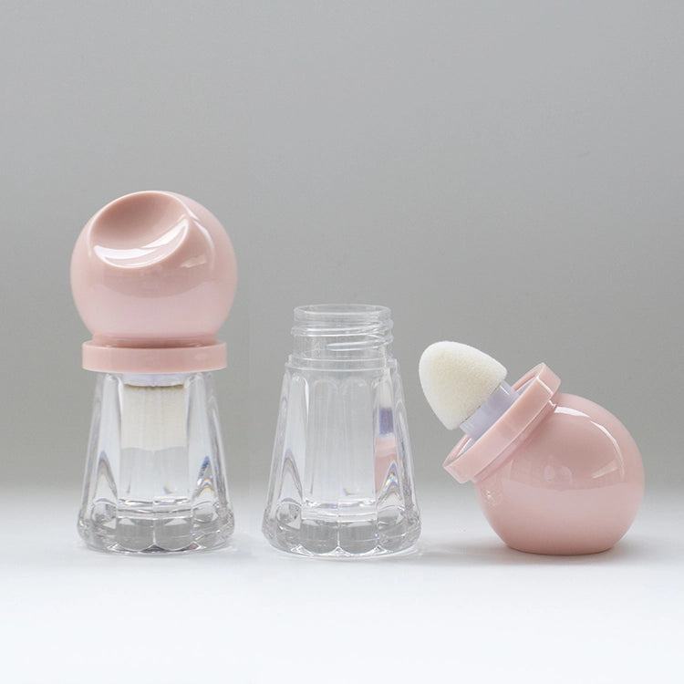 5.0ml/5.5ml Faceted Thick-Wall Lip Gloss Packaging with Spherical Cap and Big Doe Foot Applicator