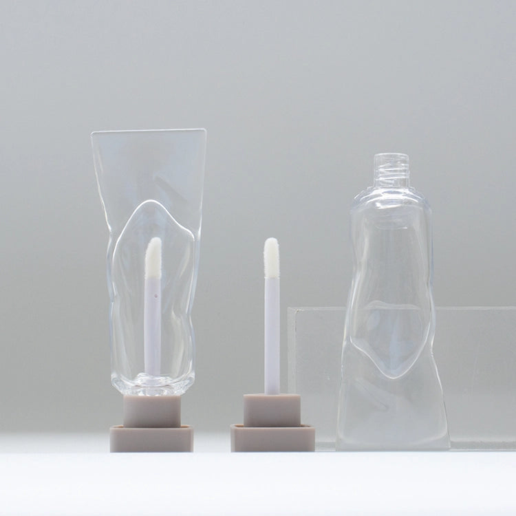 4.5ml Unique Squeezed Toothpaste Shape Clear Lip Gloss Bottle Injection Blow Molding Cosmetic Tube