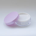 High Clarity AS Plastic Round Loose Powder Jar Transparent Cosmetic Container Wholesale