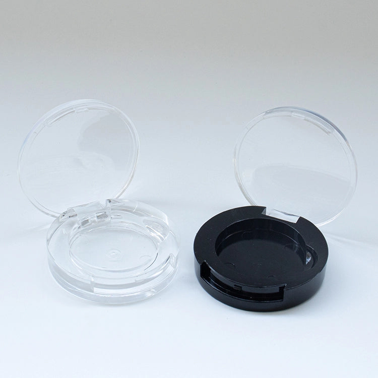 39.6mm Ultra-Mini Clear Single Eyeshadow Empty Compact for Portable DIY Makeup Sample Pans