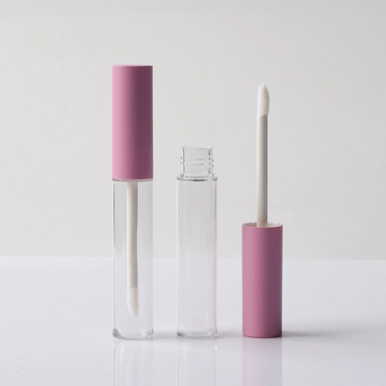 8ml Clear Lip Gloss Tube Wholesale | Versatile Standard Matte Pink Cosmetic Container