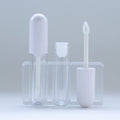 3ml Capsule Shape Thick-Walled PETG Lip Gloss Bottle with Clear Rounded U-Shaped Heavy Bottom