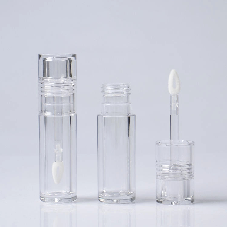 3.5ml OEM Transparent Thick-Wall Lip Gloss Bottle with Invisible Rod for Lip Oil Packaging