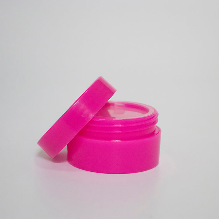 50mm Neon Pink Empty Cosmetic Cream Jar | Inner Seal Pad Packaging