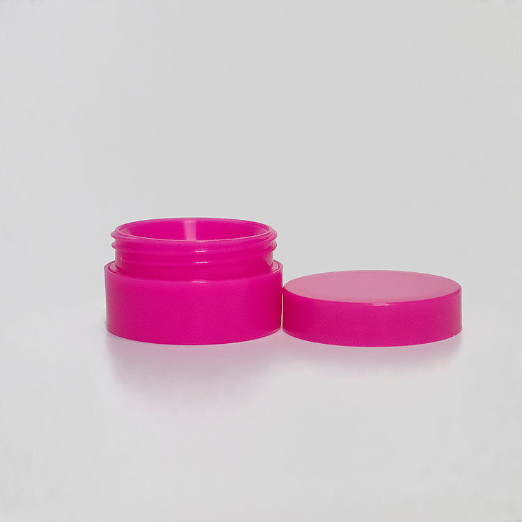 50mm Neon Pink Empty Cosmetic Cream Jar | Inner Seal Pad Packaging