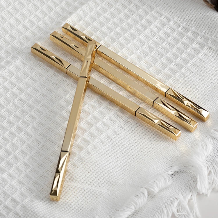 Luxury Square Slim Empty Eyebrow Pencil Tube Airtight ABS Cosmetic Packaging Wholesale