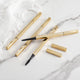 Luxury Square Slim Empty Eyebrow Pencil Tube Airtight ABS Cosmetic Packaging Wholesale