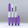12ml Dual-Chamber Double-Ended Mascara Tube with Aluminum Center Connector and Precision Applicators