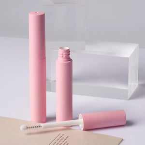 Custom Color Round 5ml Empty Mascara Tube Matte Black White ABS Cosmetic Packaging Wholesale