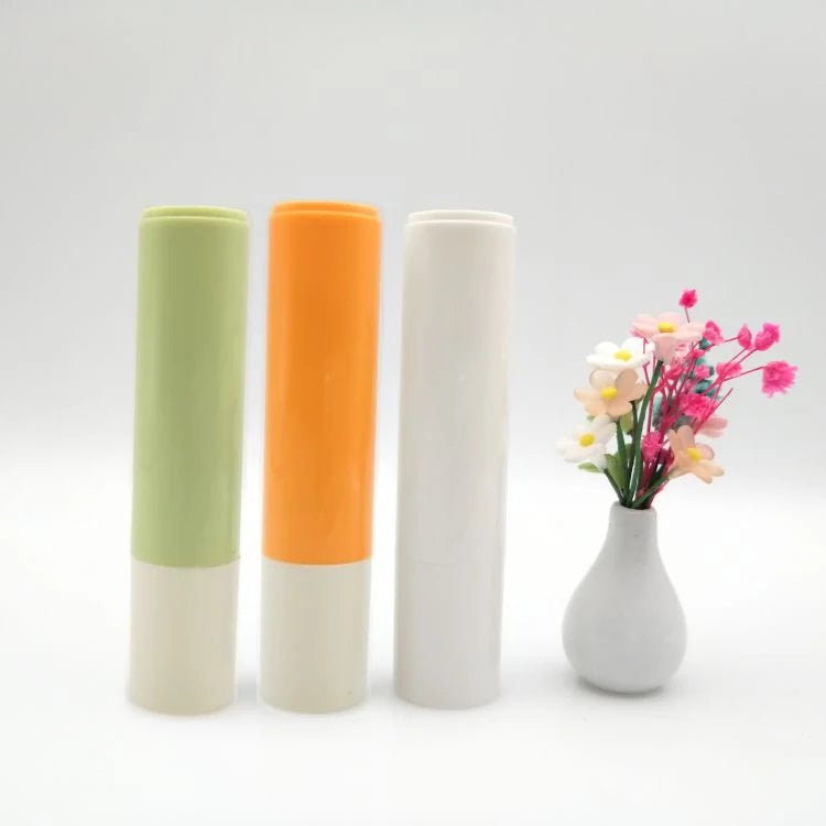 Multi - color high quality empty plastic round morden design customize lip stick tube - Lipstick