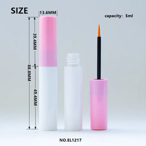 Custom 5ml Unique Shape ABS Plastic Eyeliner Tube Empty Cosmetic Packaging Container