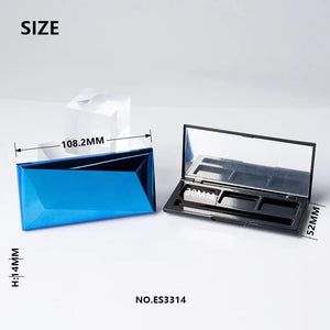 Square ABS Cosmetic Compact | Custom Spray Finish Case - Compacts & Palettes