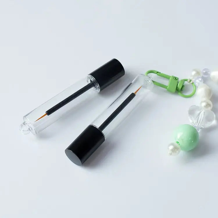 Custom 4.5ml Round PETG Plastic Liquid Eyeliner Tube Empty Cosmetic Packaging Container