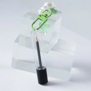 Custom 4.5ml Round PETG Plastic Liquid Eyeliner Tube Empty Cosmetic Packaging Container