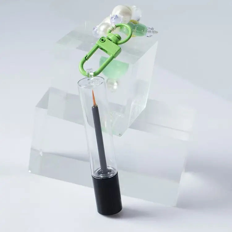 Custom 4.5ml Round PETG Plastic Liquid Eyeliner Tube Empty Cosmetic Packaging Container