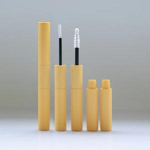 Dual Ended 2-in-1 Empty Mascara Tube Custom Color ABS PETG Cosmetic Packaging Wholesale
