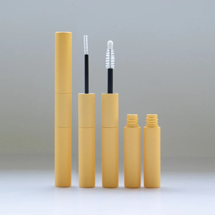 Dual Ended 2-in-1 Empty Mascara Tube Custom Color ABS PETG Cosmetic Packaging Wholesale