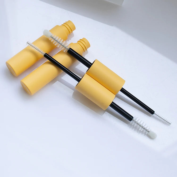 Dual Ended 2-in-1 Empty Mascara Tube Custom Color ABS PETG Cosmetic Packaging Wholesale