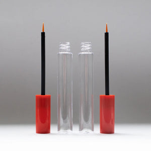 12ml Large Capacity PETG Mascara Tube Round Empty Eyeliner Container OEM Cosmetic Packaging