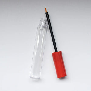 12ml Large Capacity PETG Mascara Tube Round Empty Eyeliner Container OEM Cosmetic Packaging