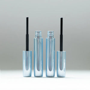 Custom Color Round 5ml Empty Mascara Tube Matte Black White ABS Cosmetic Packaging Wholesale