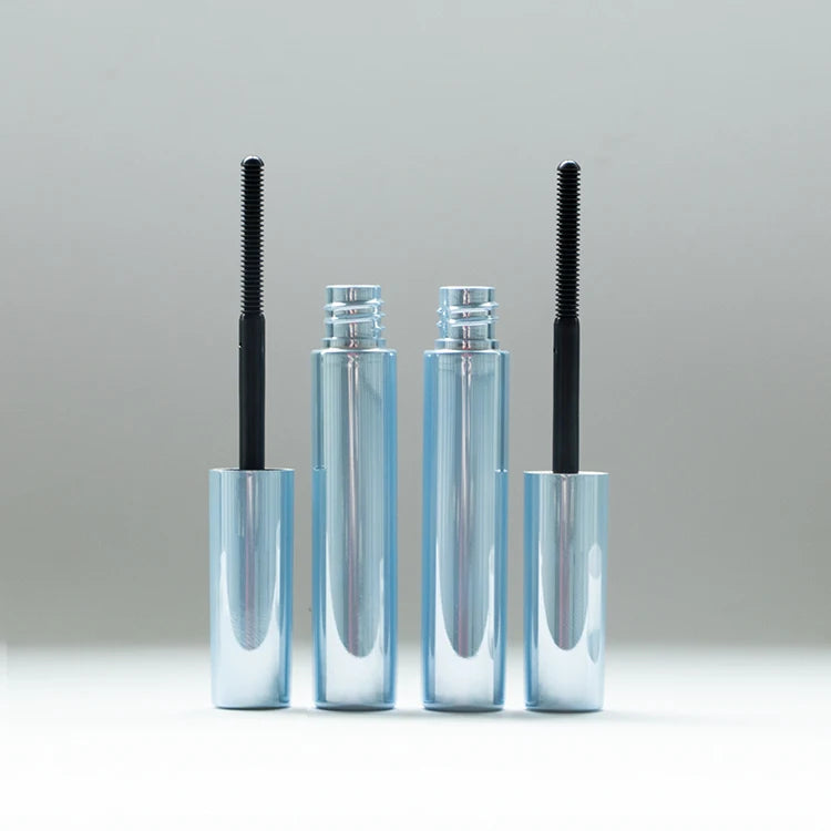 Custom Color Round 5ml Empty Mascara Tube Matte Black White ABS Cosmetic Packaging Wholesale