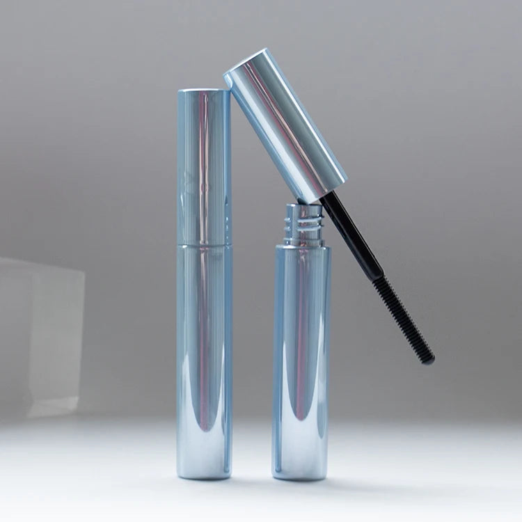 Custom Color Round 5ml Empty Mascara Tube Matte Black White ABS Cosmetic Packaging Wholesale